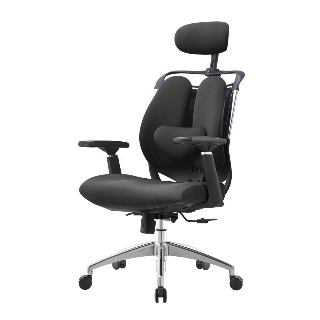 Fotel biurowy ergonomiczny stelio czarny