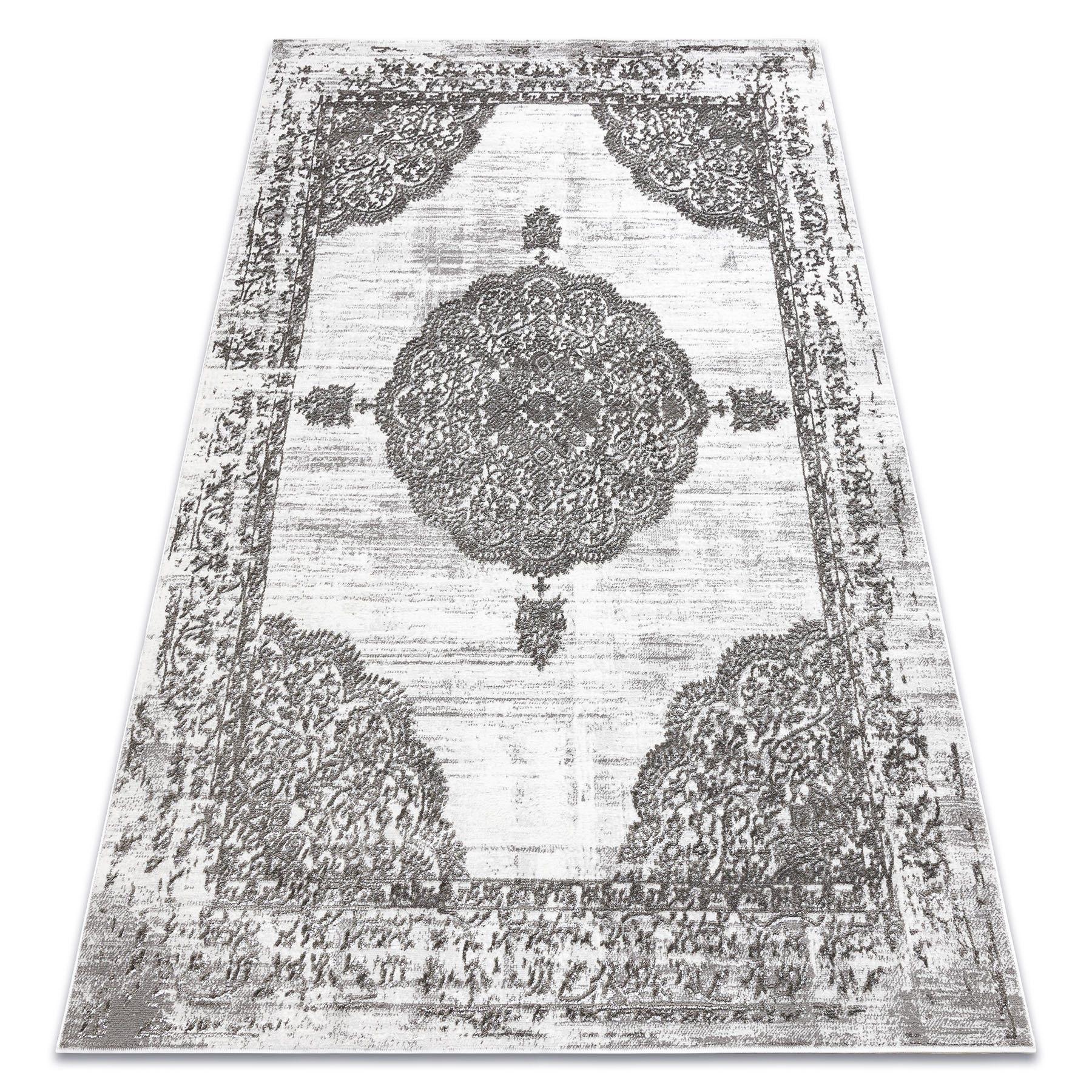 Dywan LIRA E1468 Rozeta, strukturalny, nowoczesny, glamour - 80x150 cm