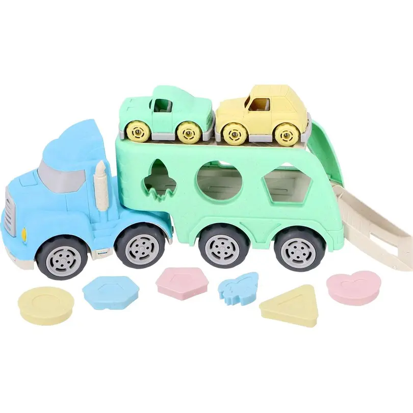Spielset 9-teilig Auto Transporter