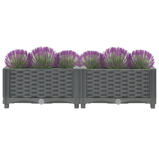 NNEVL Raised Bed 80x40x23 cm Polypropylene