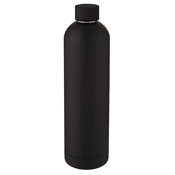 Avenue - Gourde SPRING Solid Black (Taille unique)