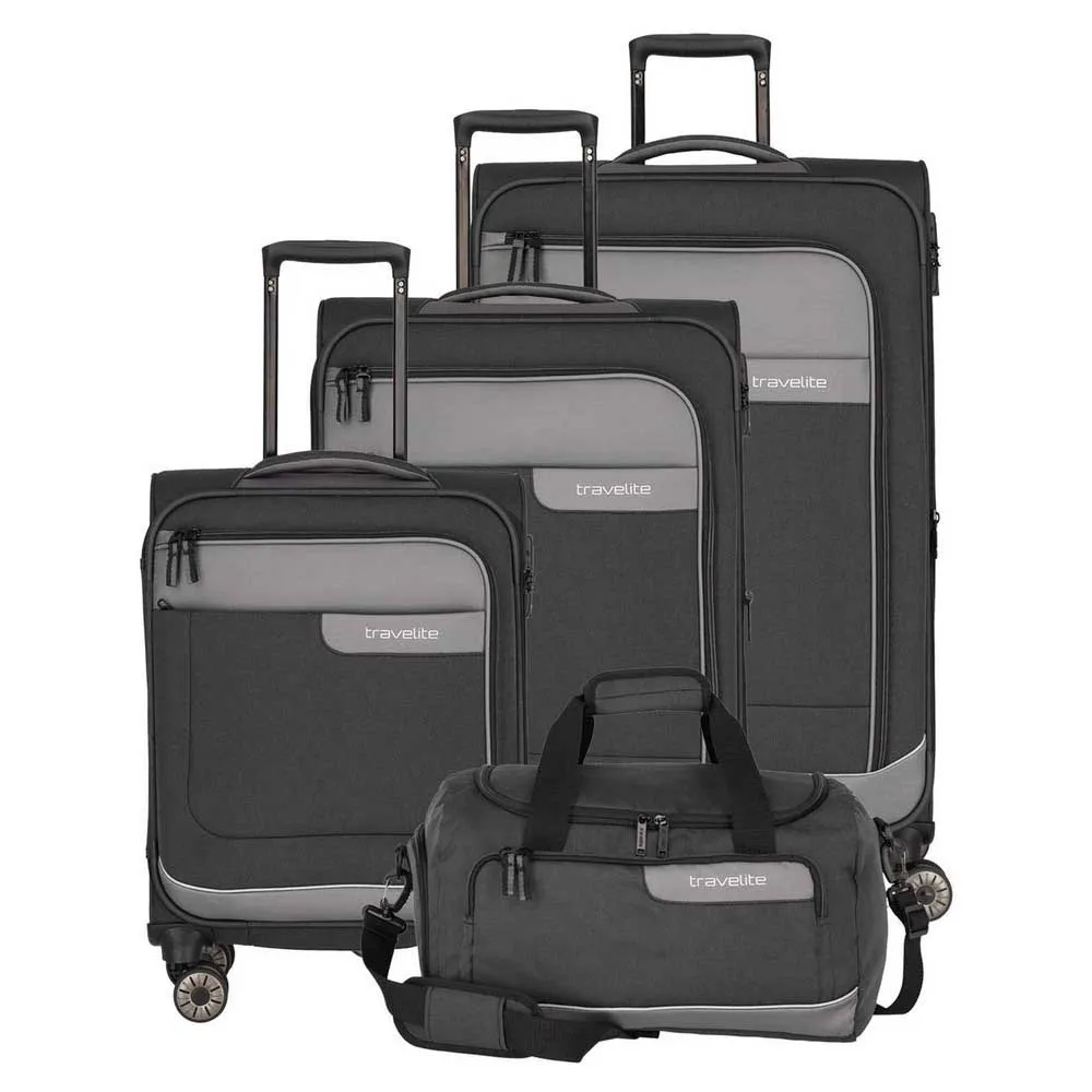 Travelite Viia 4w l expandable/m expandable/s trolley bag