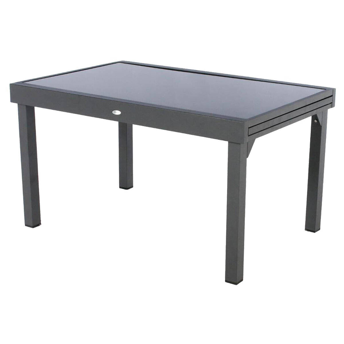 Mesa extensível PIAZZA cinza graphite 135-270cm