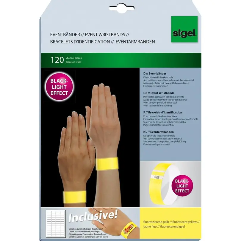 Etiketten 120er-Set Eventbänder