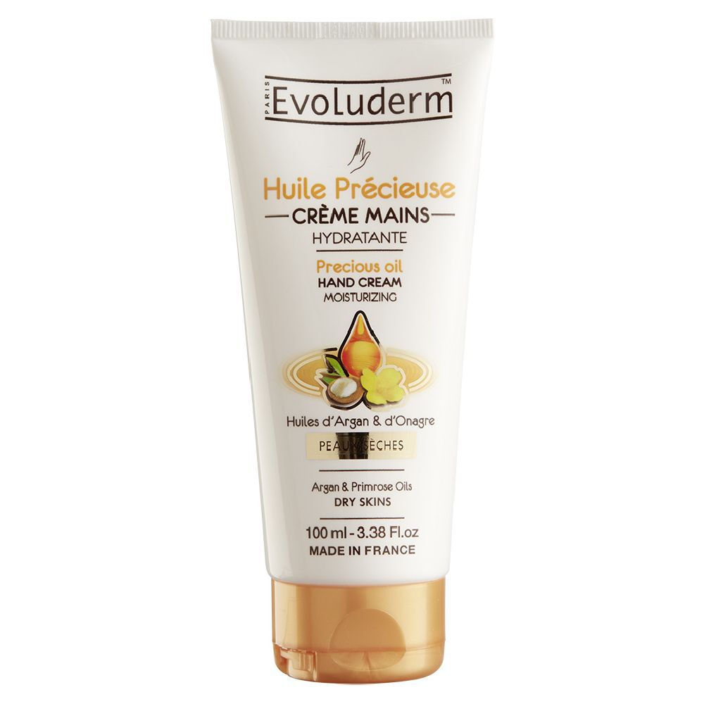 Crème pour les mains Evoluderm huile précieuse 100 ml