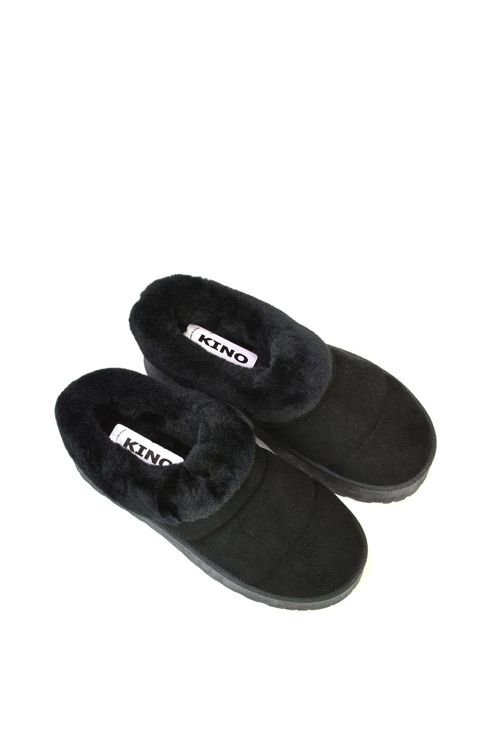 XY London Laylin' Faux Fur Platform Slipper Micro Ultra Mini Boots