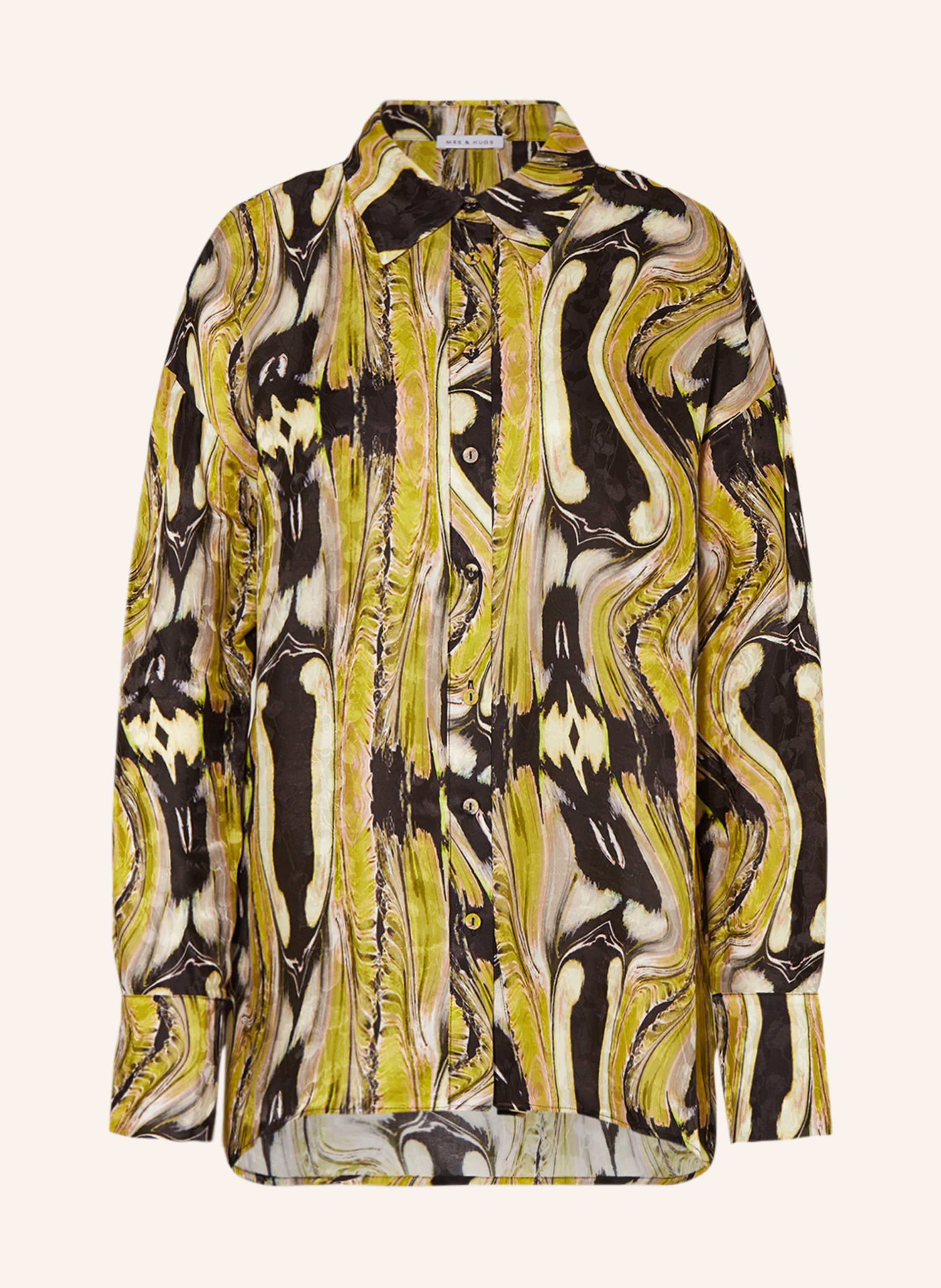 MRS & HUGS Oversized-Hemdbluse
