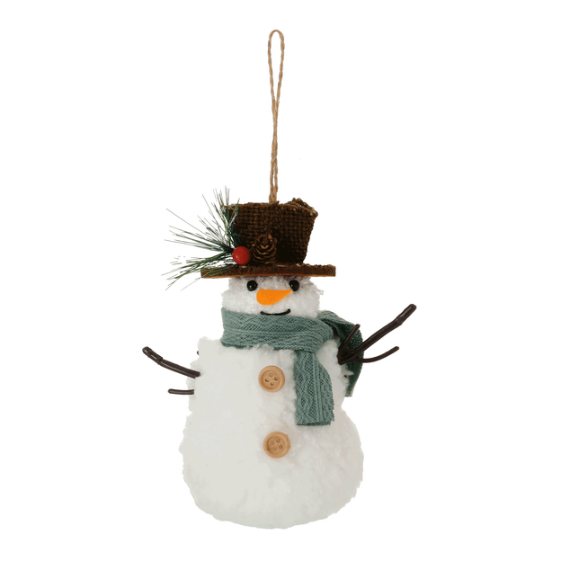 PINGENTE BONECO DE NEVE VILAREJO NOEL