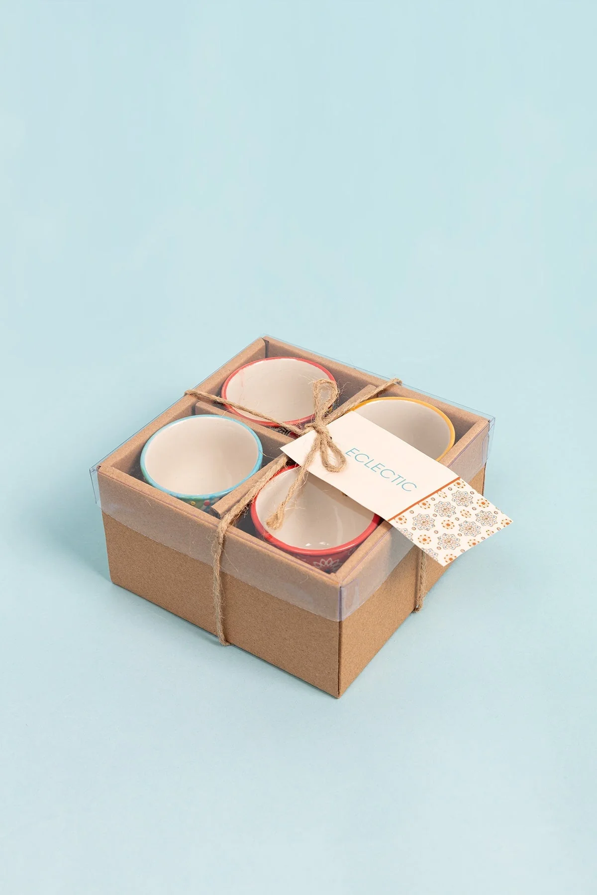 Set of 4 Eclectic Egg Cups