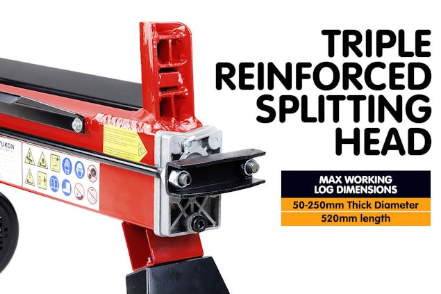 NNEDPE Yukon 240V Electric Log Splitter Wood Cutter - 8Ton