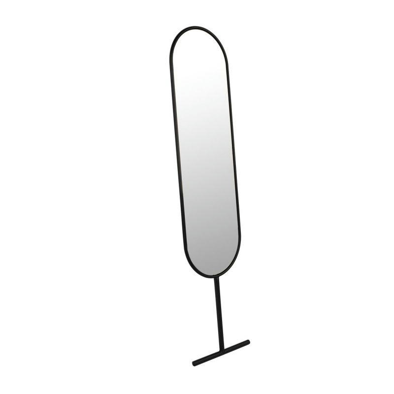 TESS - Miroir en métal noir