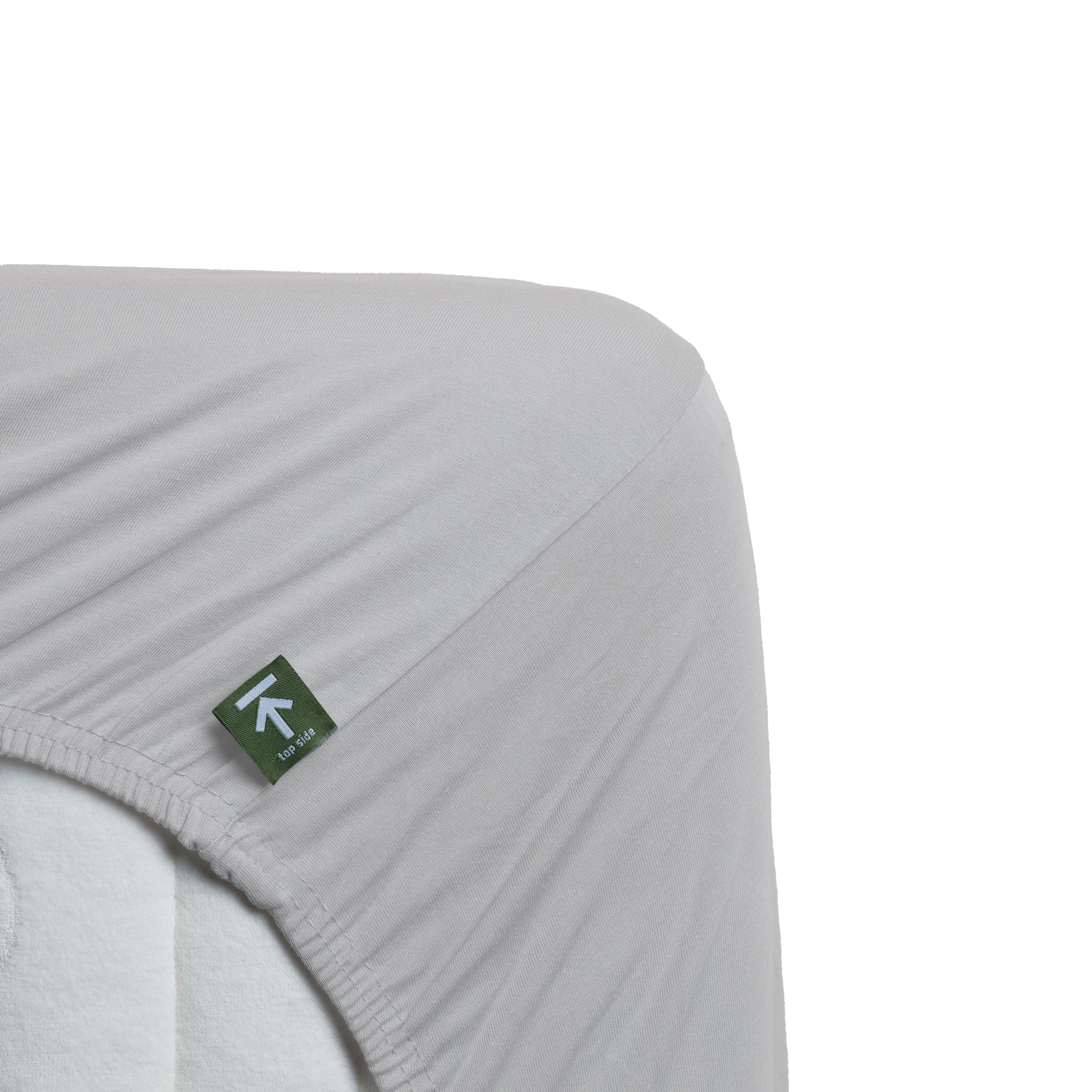 Beddinghouse - Jersey - 95% katoen - 5% lycra - Split-topper - Hoeslaken - 180x220 cm - Licht grijs