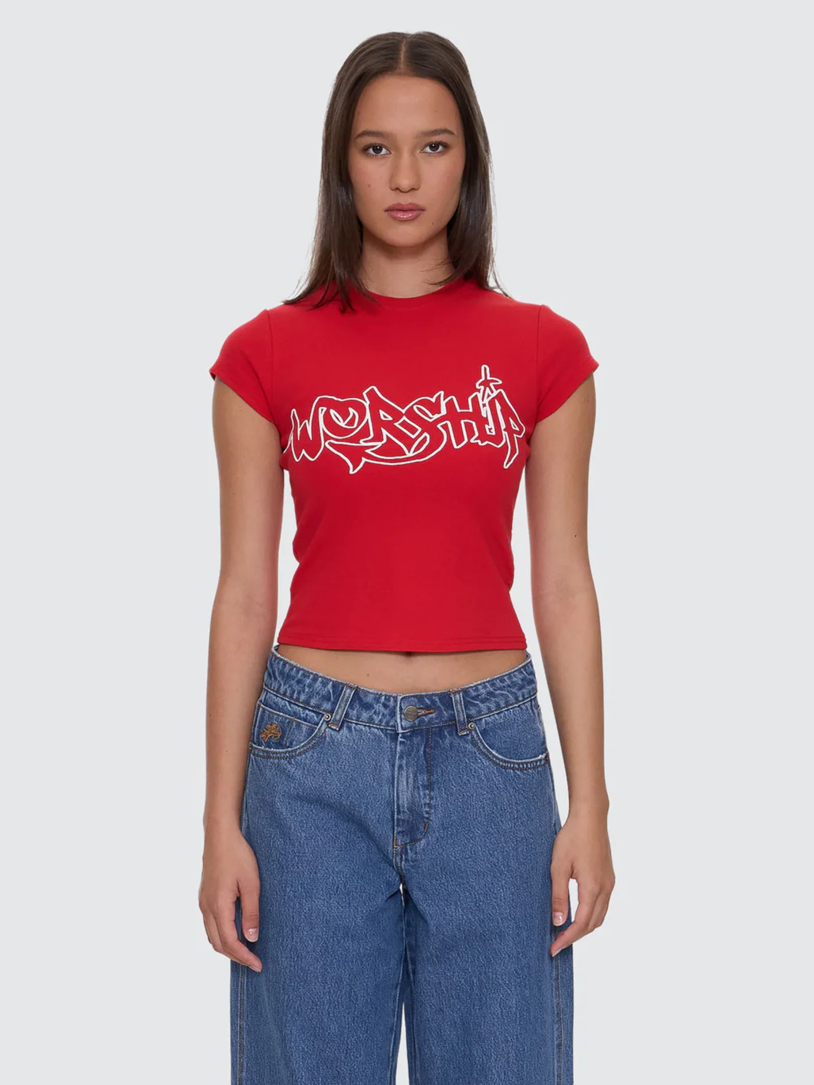 Throws Cap Sleeve Tee