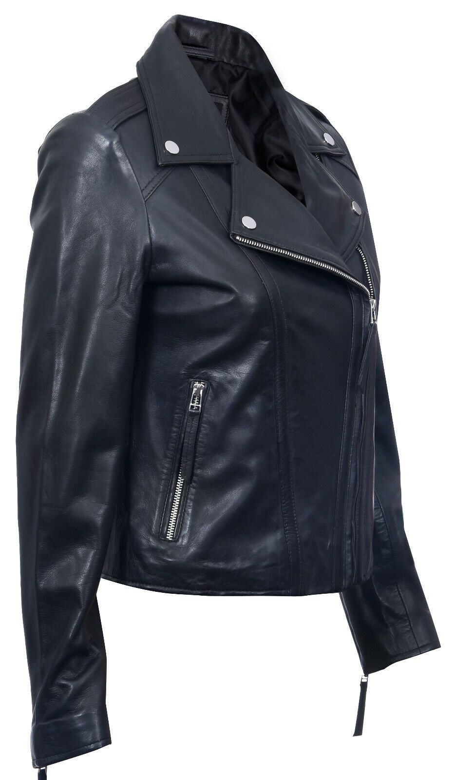 Infinity Leather Leather Biker Jacket-Tamale