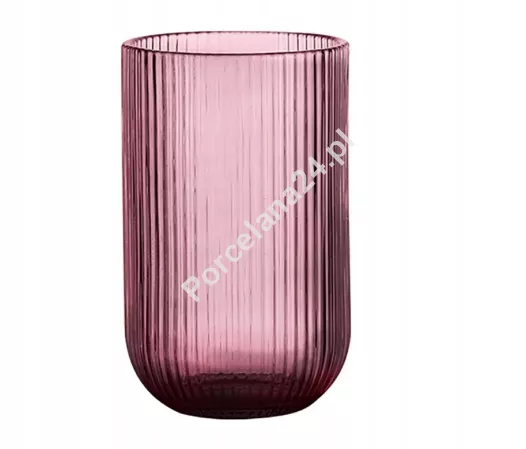 Szklanka wysoka 0,43 L Altom Design - Selena Różowa 07.SEL.7666