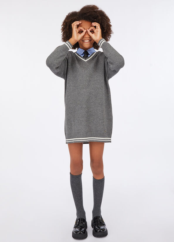 Abito corto in maglia