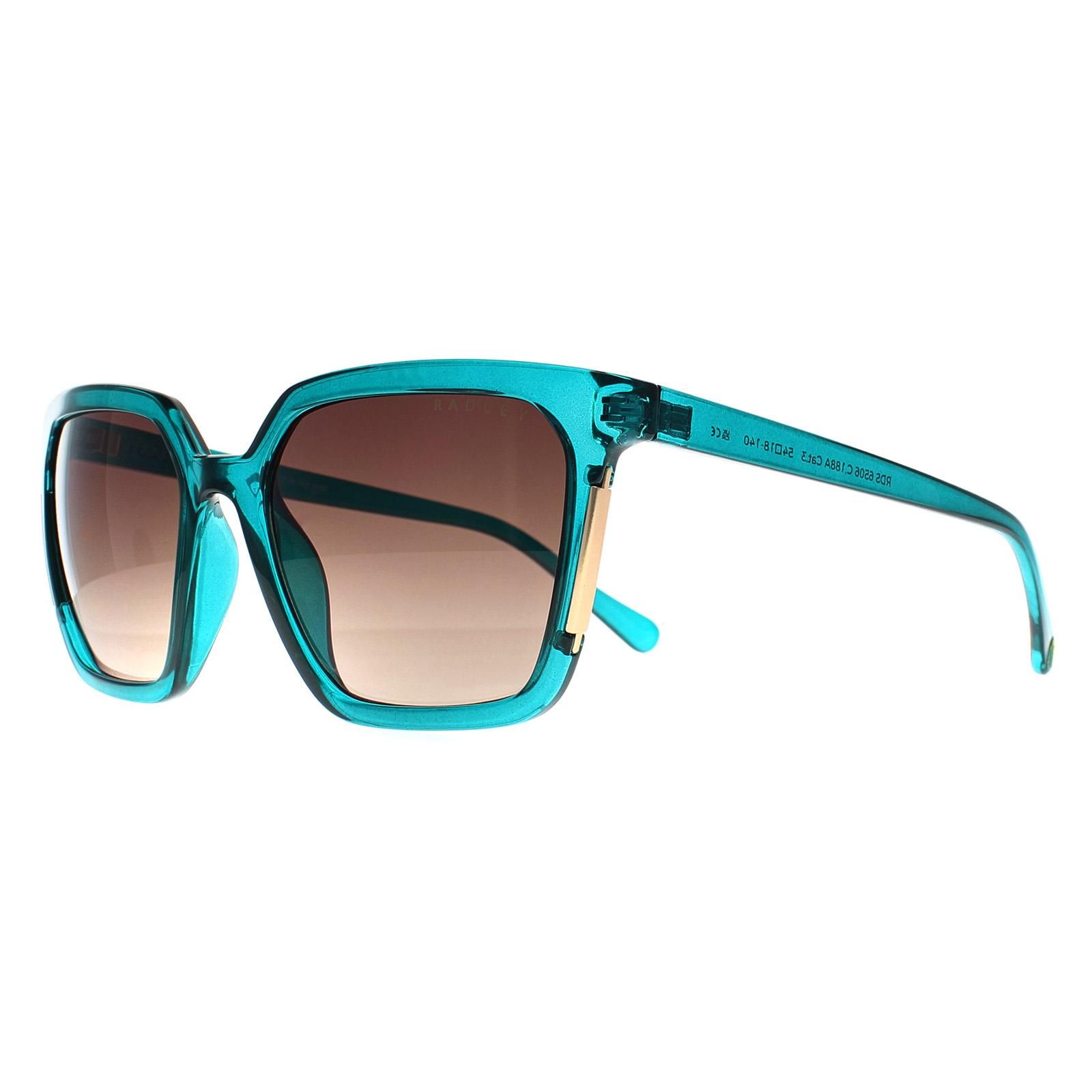 Radley Square Transparent Blue Brown RDS 6506