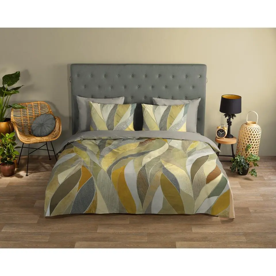 Good Morning Yellowstone Dekbedovertrek Grijs-Lits-jumeaux (240 x 200/220 cm)