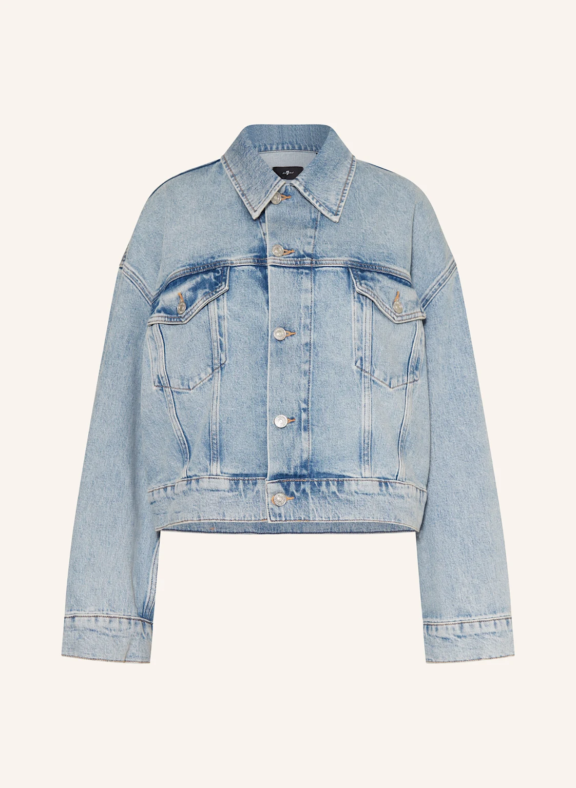 7 for all mankind Jeansjacke OLI CROPPED TRUCKER