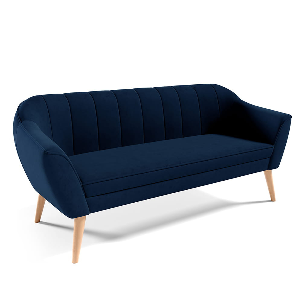 Sofa Fendi III Velluto 25 w stylu skandynawskim