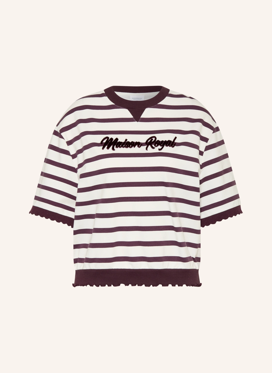 Rich & Royal Sweatshirt mit Rüschen
