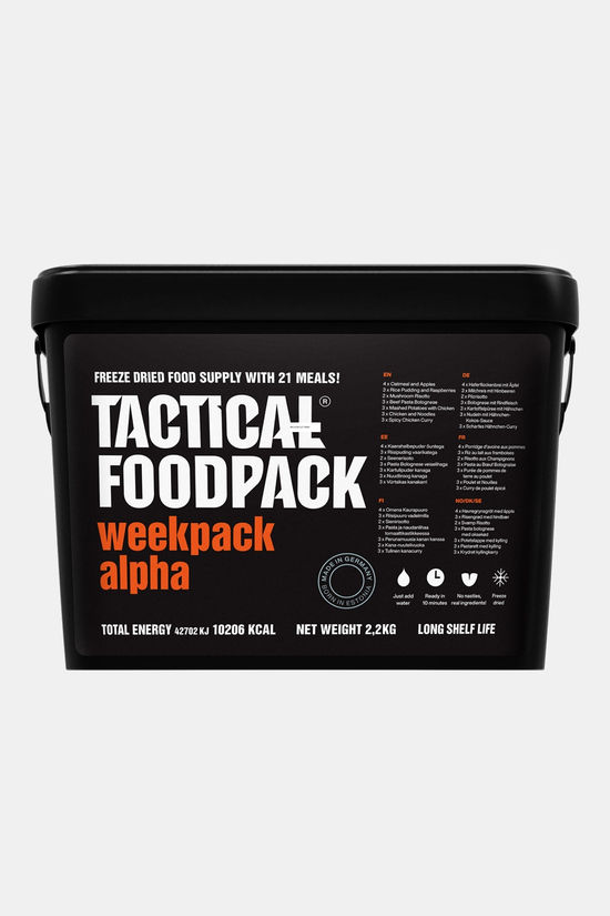 Tactical Foodpack Weekpack Alpha Maaltijd
