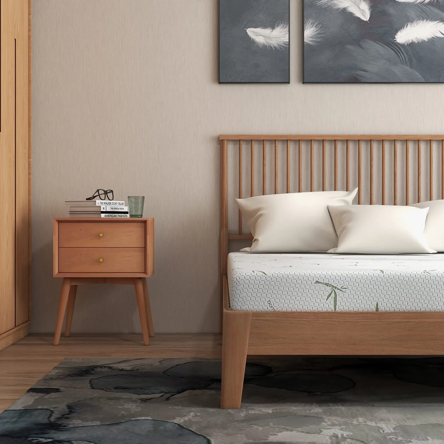 6 inch Cooling Gel Memory Foam Mattresses for Kids Bed Single Size Daybed Individual Bunk Made in USA