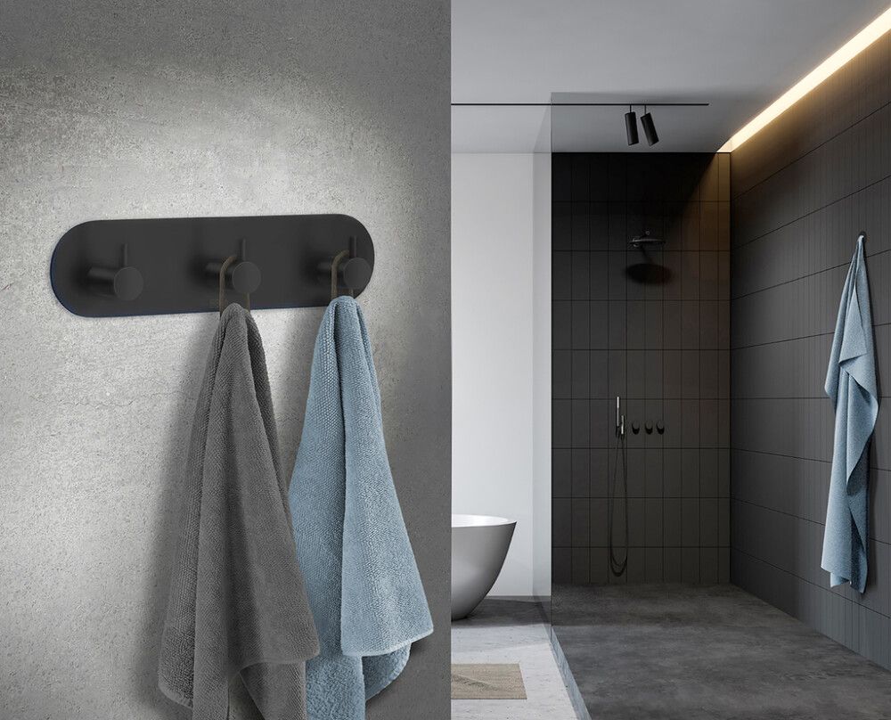 KROK SMEDBO DESIGN 3-KROKER RUND MATT SVART