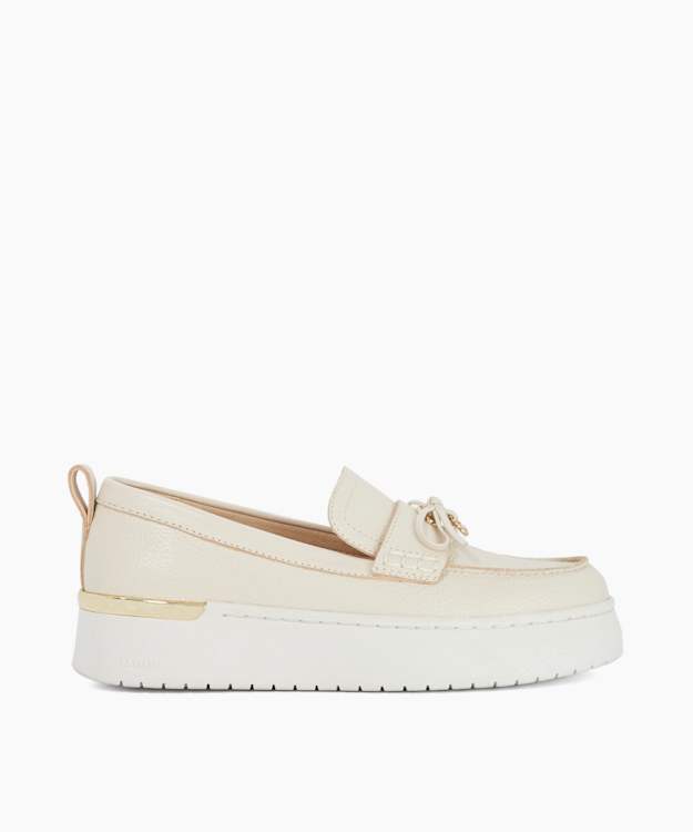 Glide Ecru - Flatform Casual Loafer
