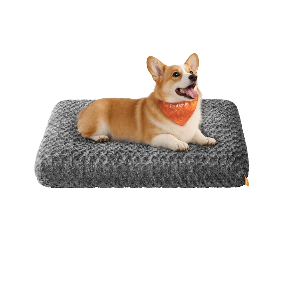 Panier pour chien en tissu peluche pour