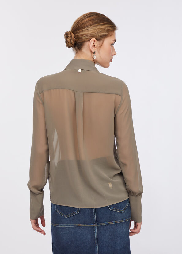 Camicia con perle