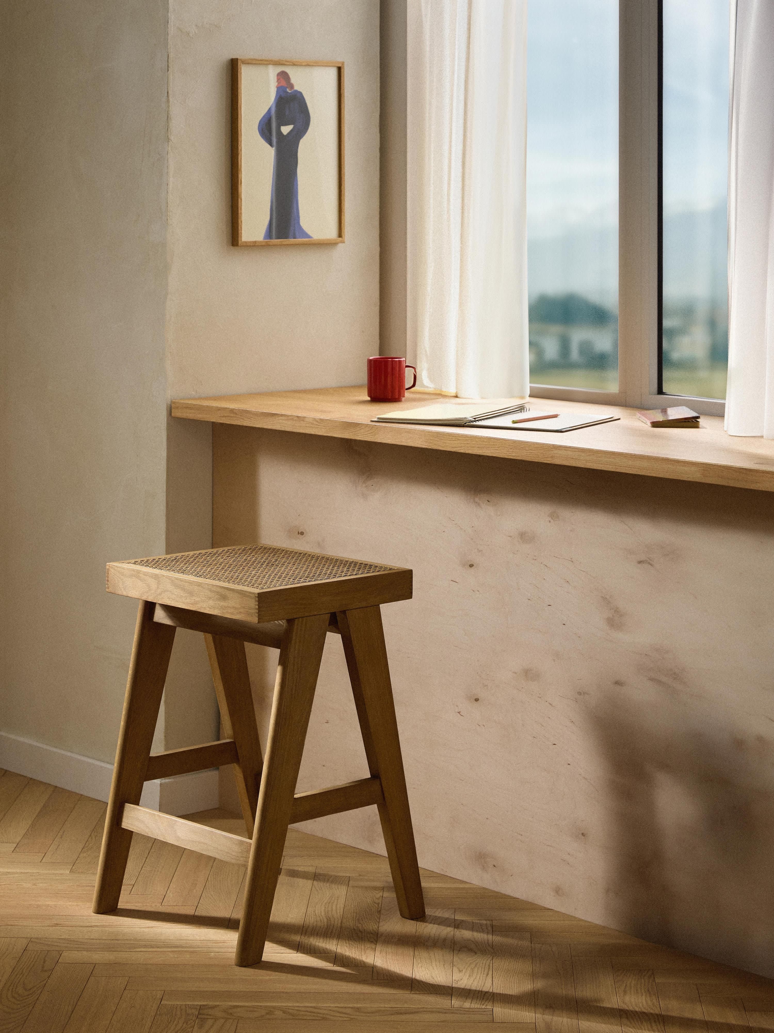 Thekenhocker Sissi mit Wiener Geflecht