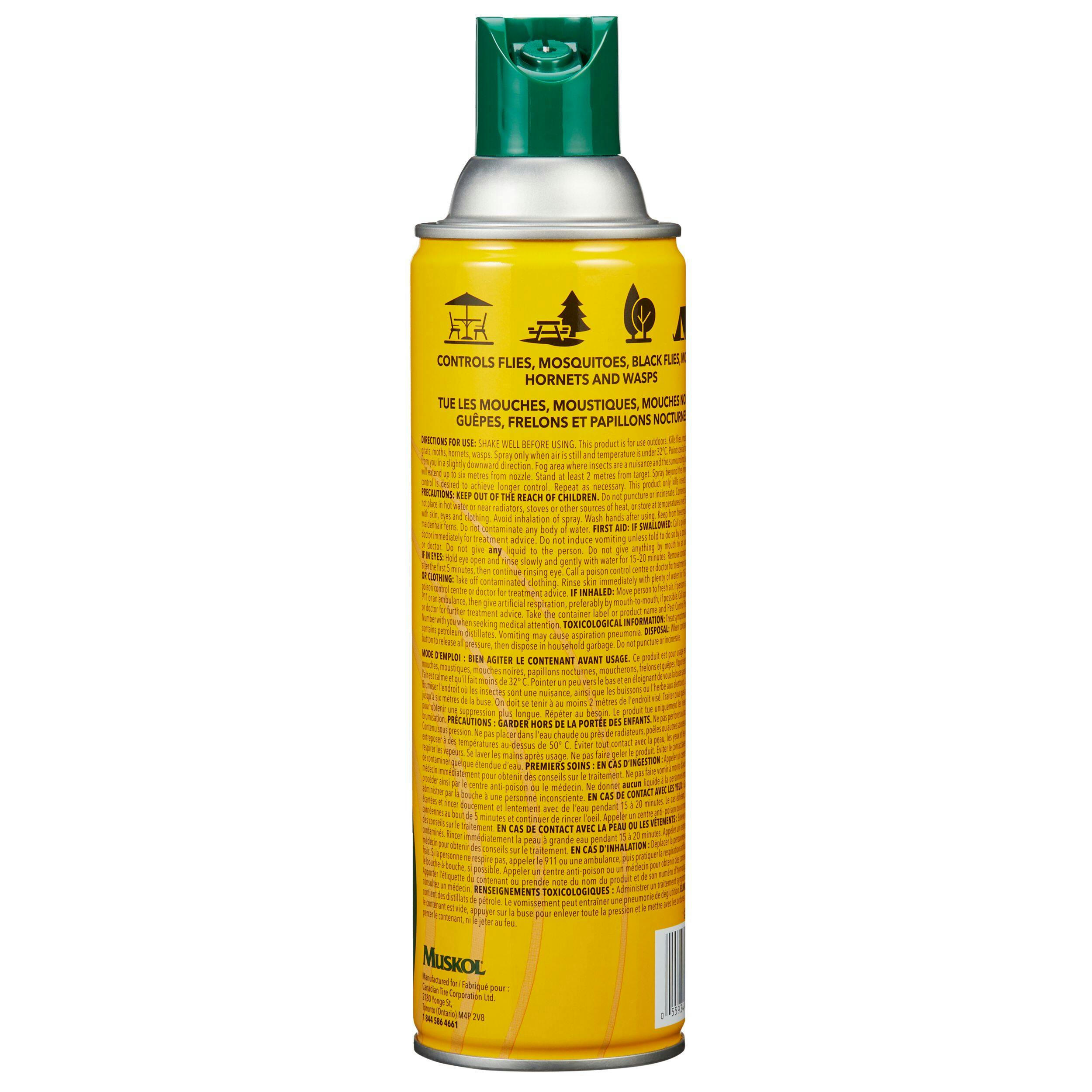 Muskol Patio & Deck Fogger Mosquito/Insect Repellent Spray, 350-g