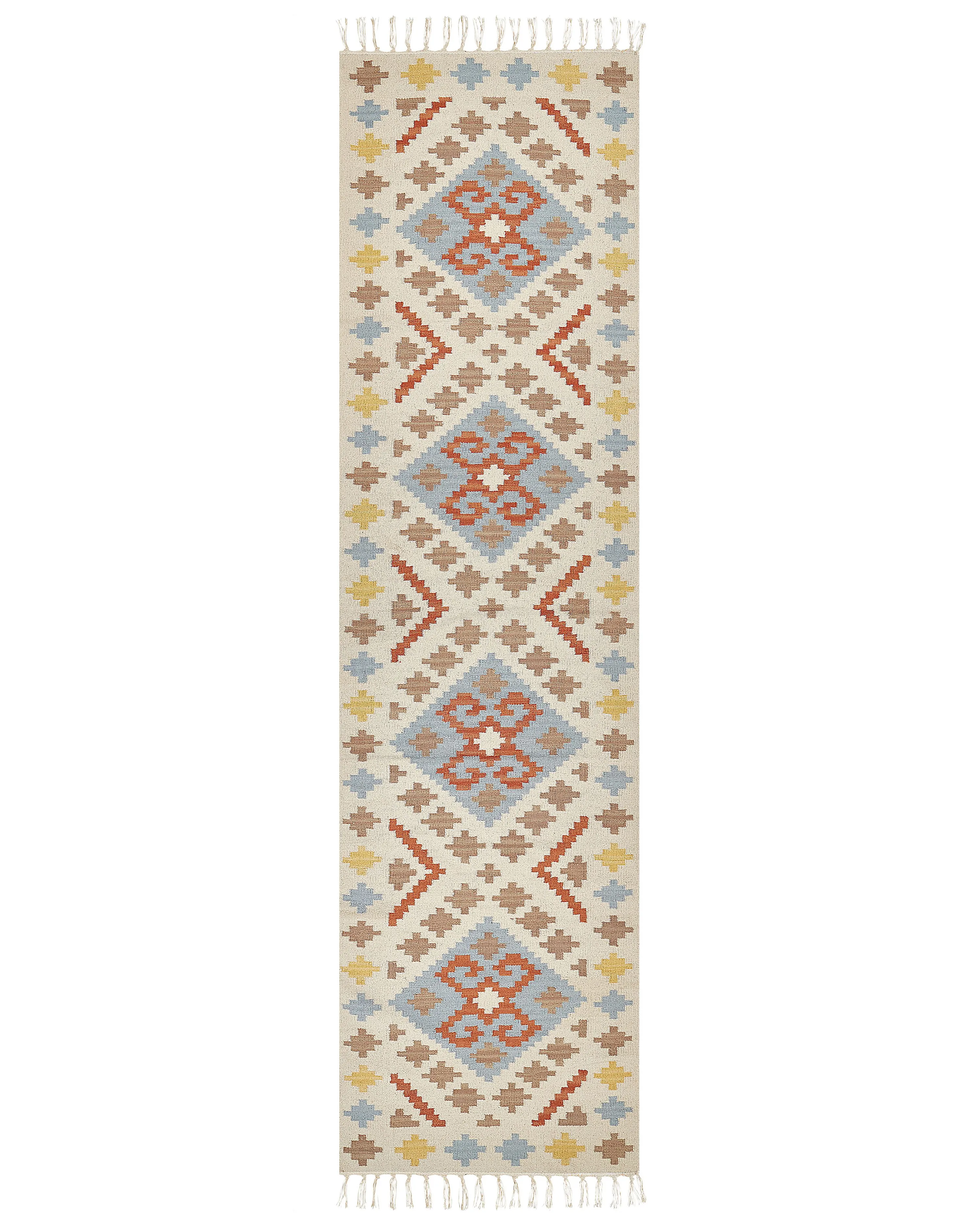 Rug ATAN Multicolour 200 x 300 cm Cotton Kilim