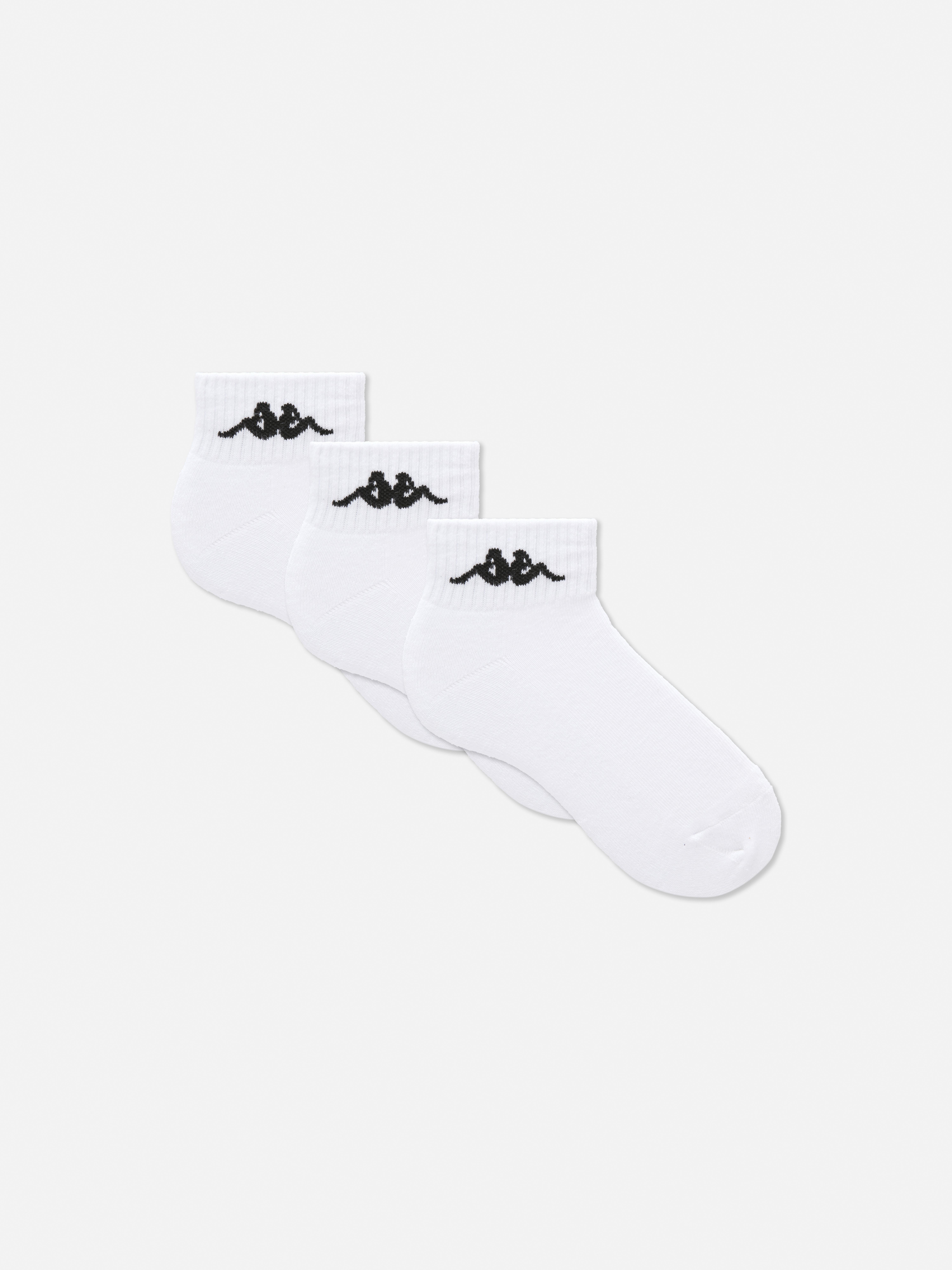 3pk Kappa Quarter Crew Socks