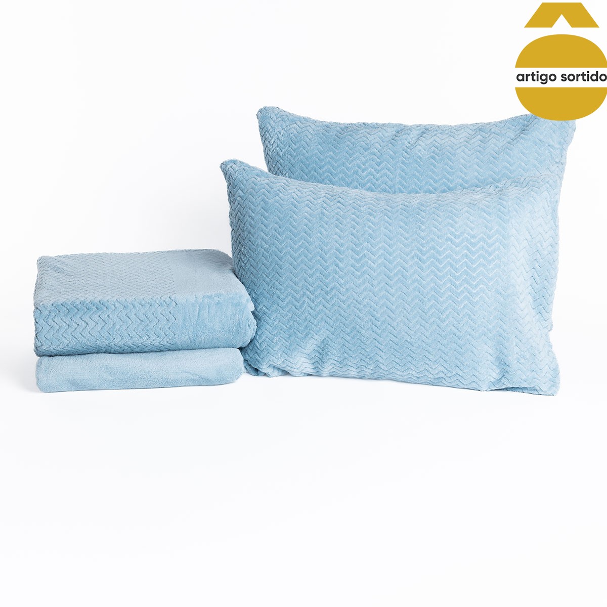 Jogo cama de casal térmico liso 240x270cm