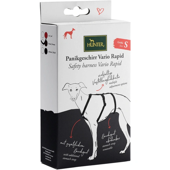 Hunde-Sicherheitsgurt, M-L, Nylon, braun