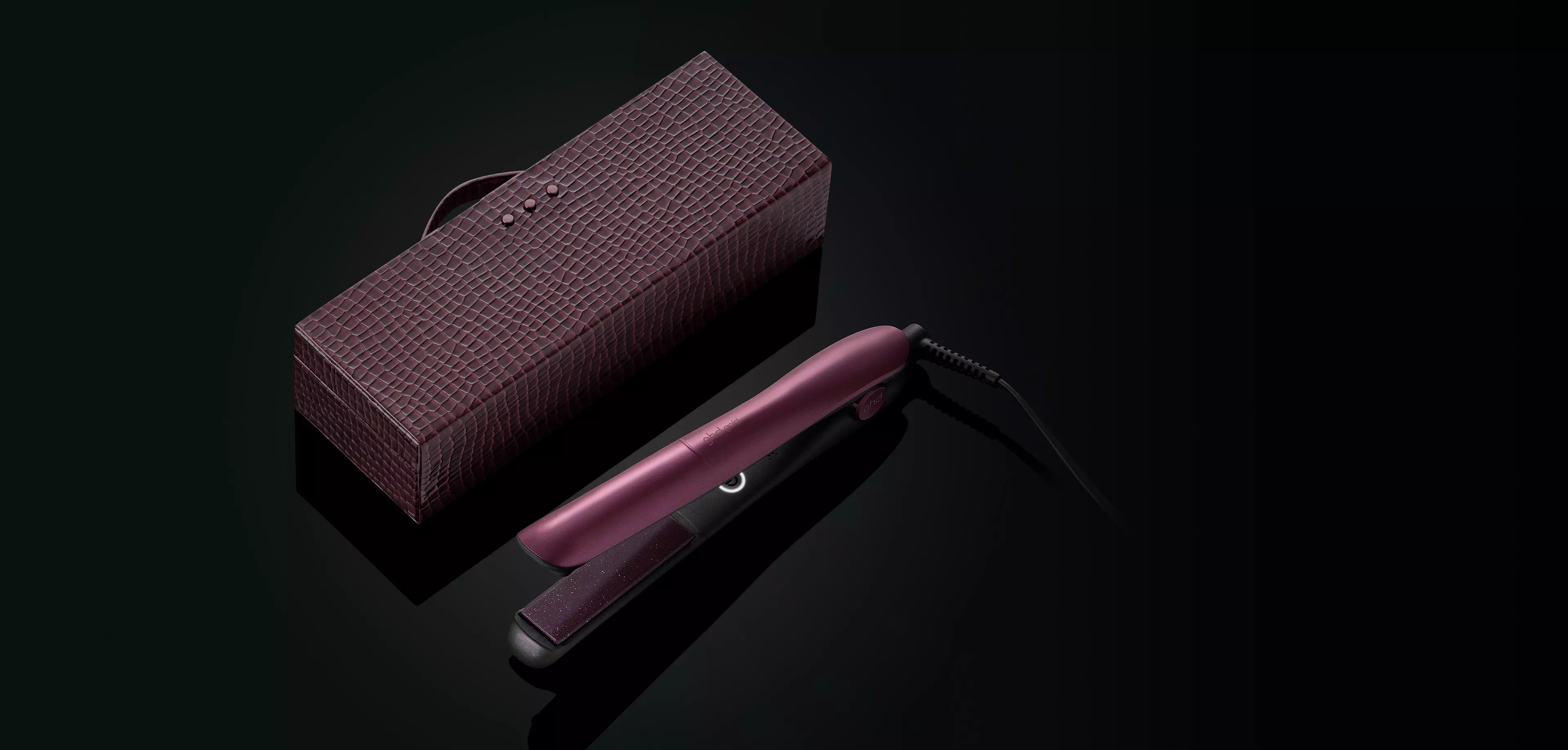 NEW GHD GOLD HAIR STRAIGHTENER IN CHERRY CHIC (WORTH £259)