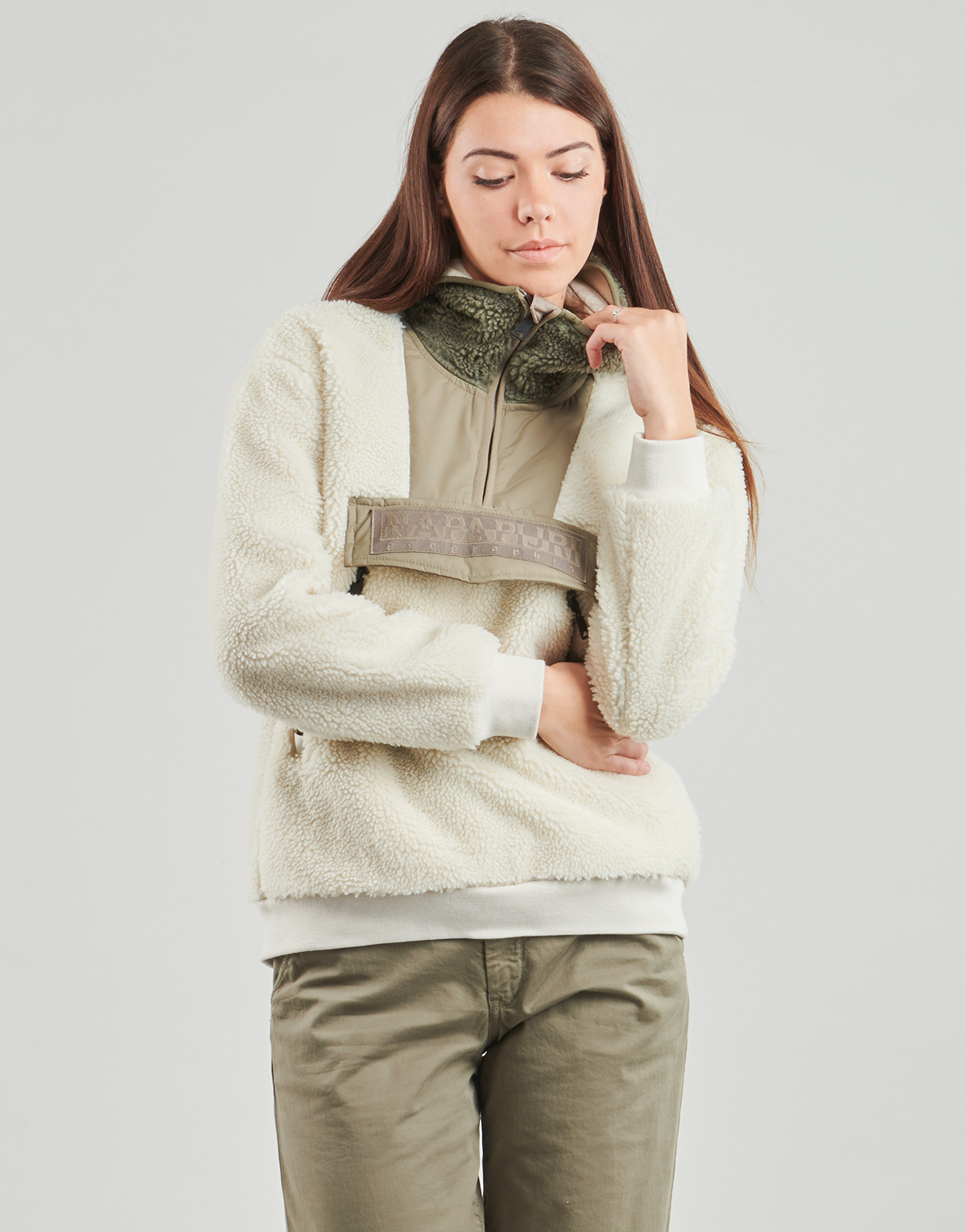 Napapijri - T-SELINE HZH - Beige