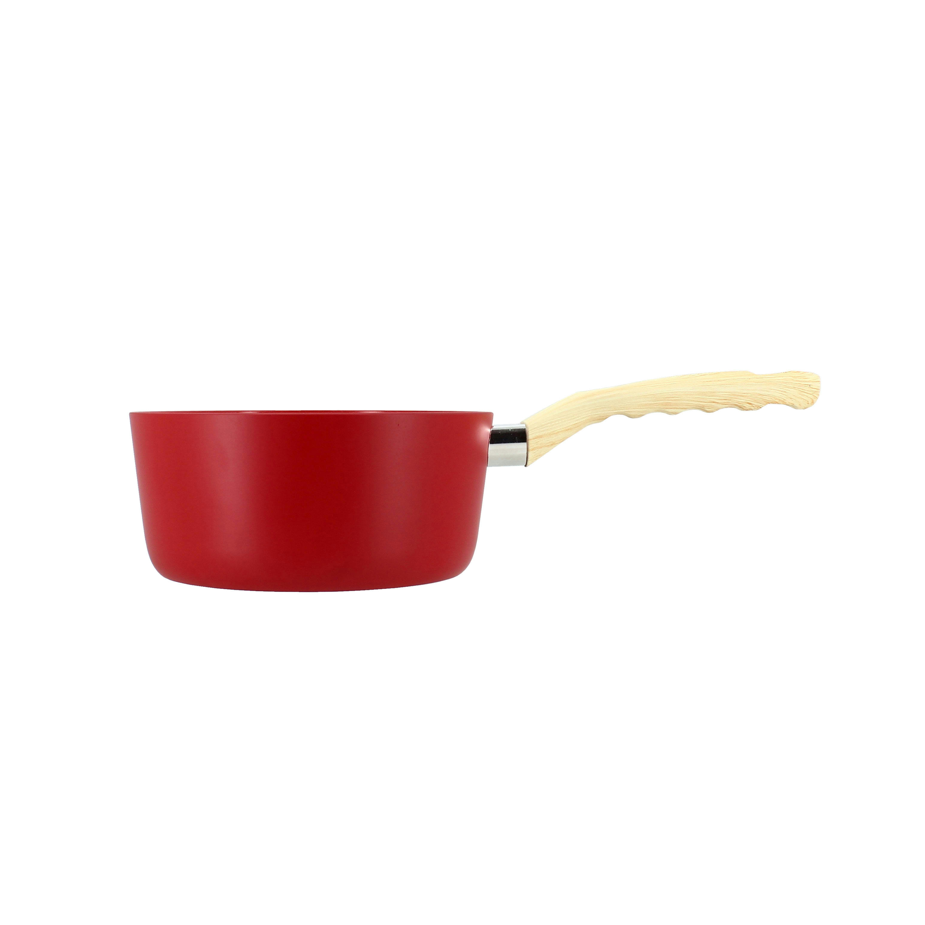 COLORAMA - Casserole en aluminium Ø18cm rouge - compatible induction