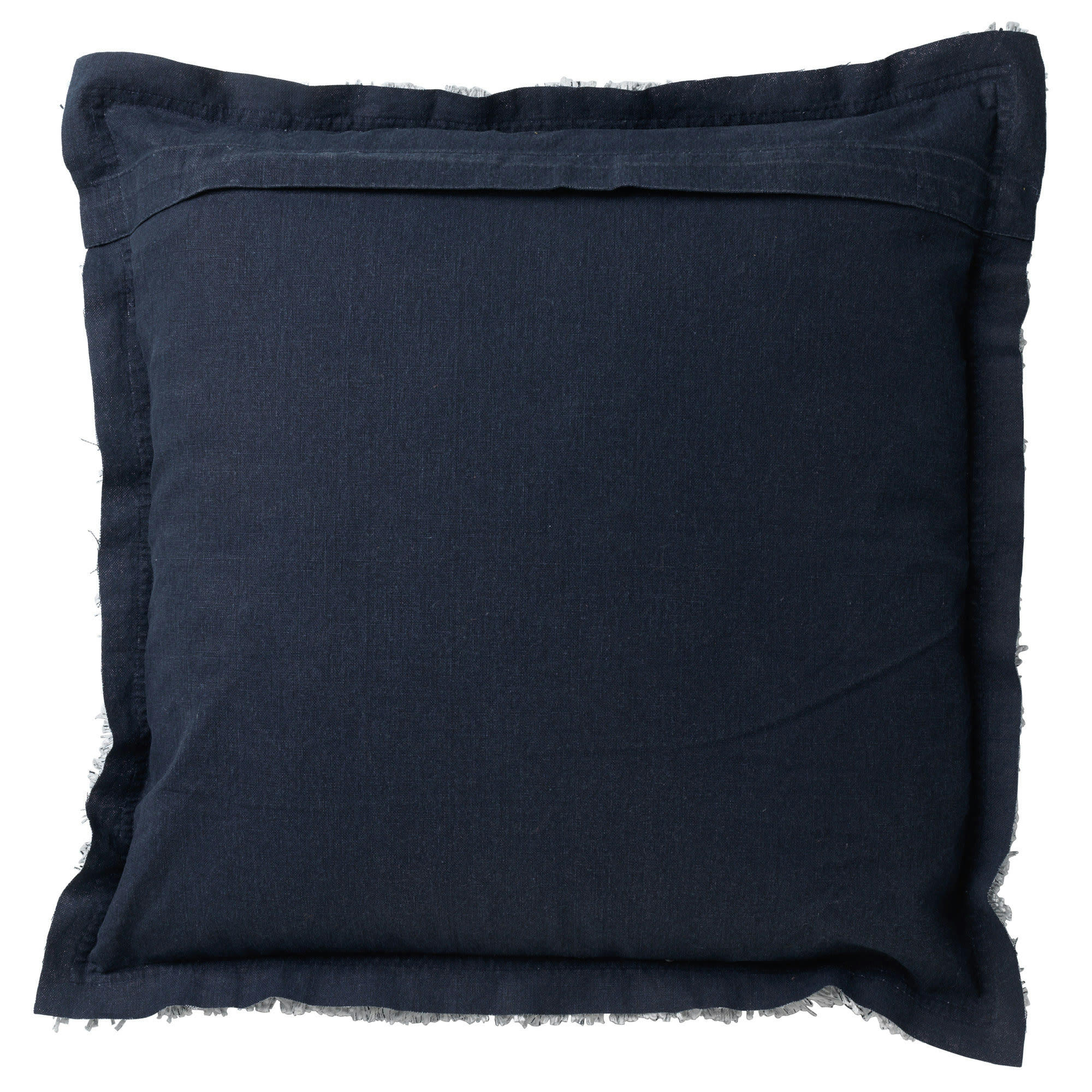 BURTO - Coussin - bleu en coton 45x45 cm uni