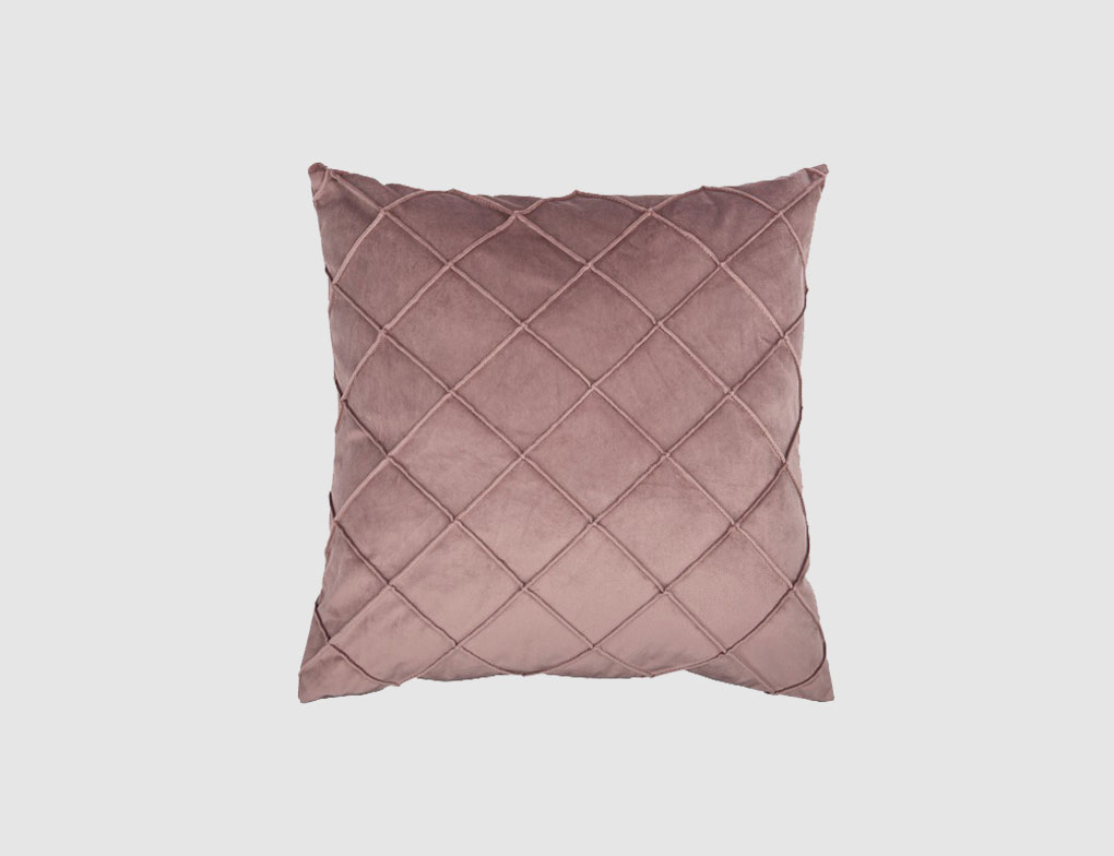 Kissen Glossy Altrosa 48x48cm