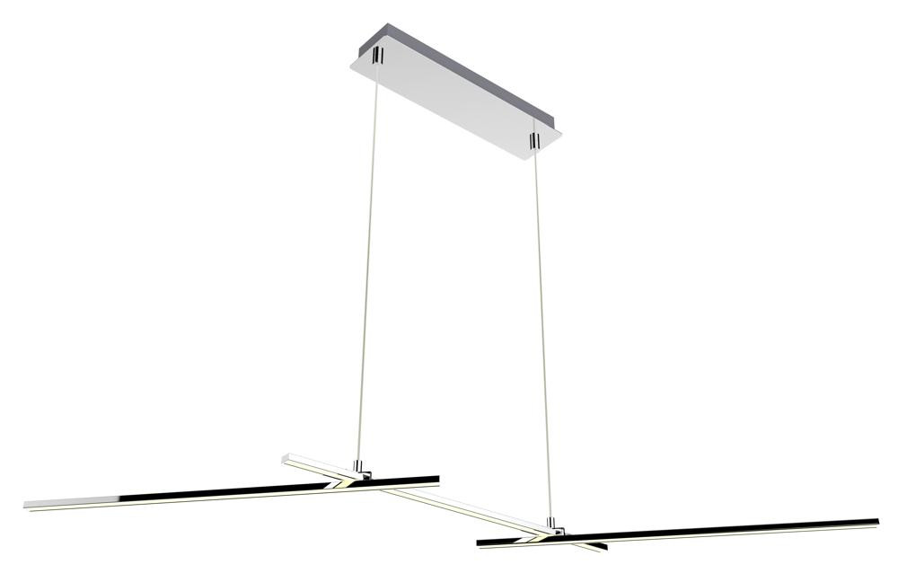 Lampa wisząca THASOS chromowana-biała LED 3x23W 4000K 1600lm Candellux