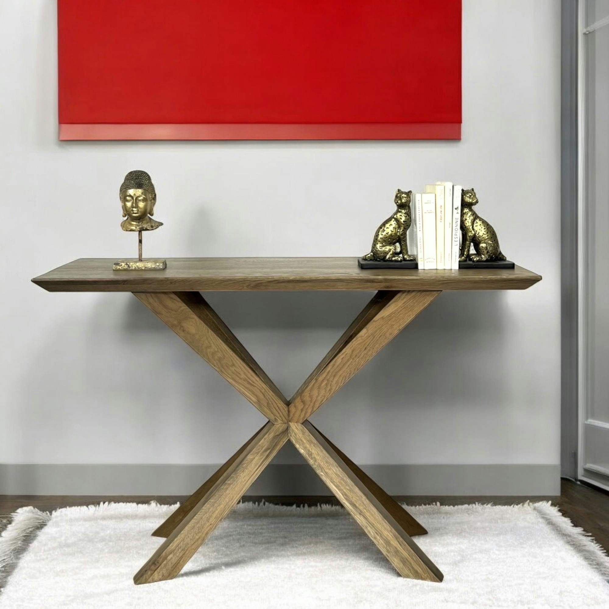 Console en bois de chêne moderne MANHATTAN