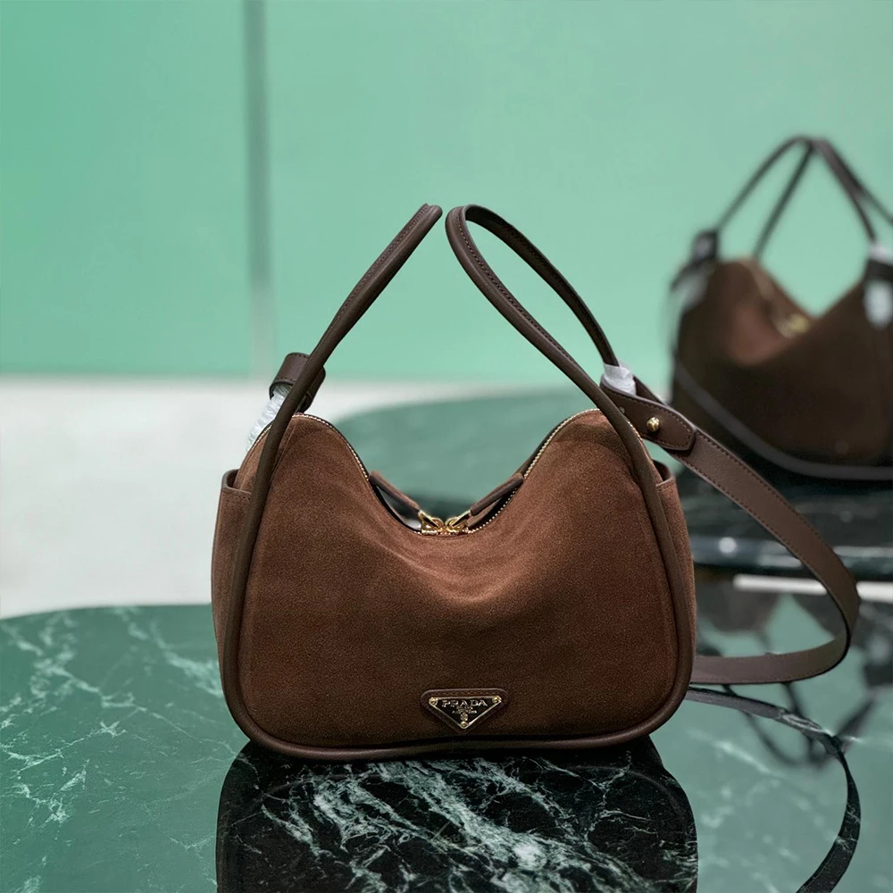 Prada Darling Suede Handbag