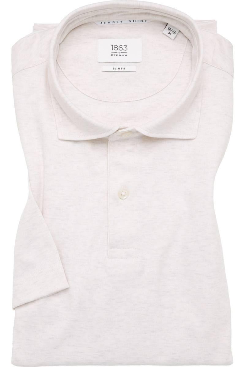 ETERNA 1863 Slim Fit Poloshirt beige, Melange