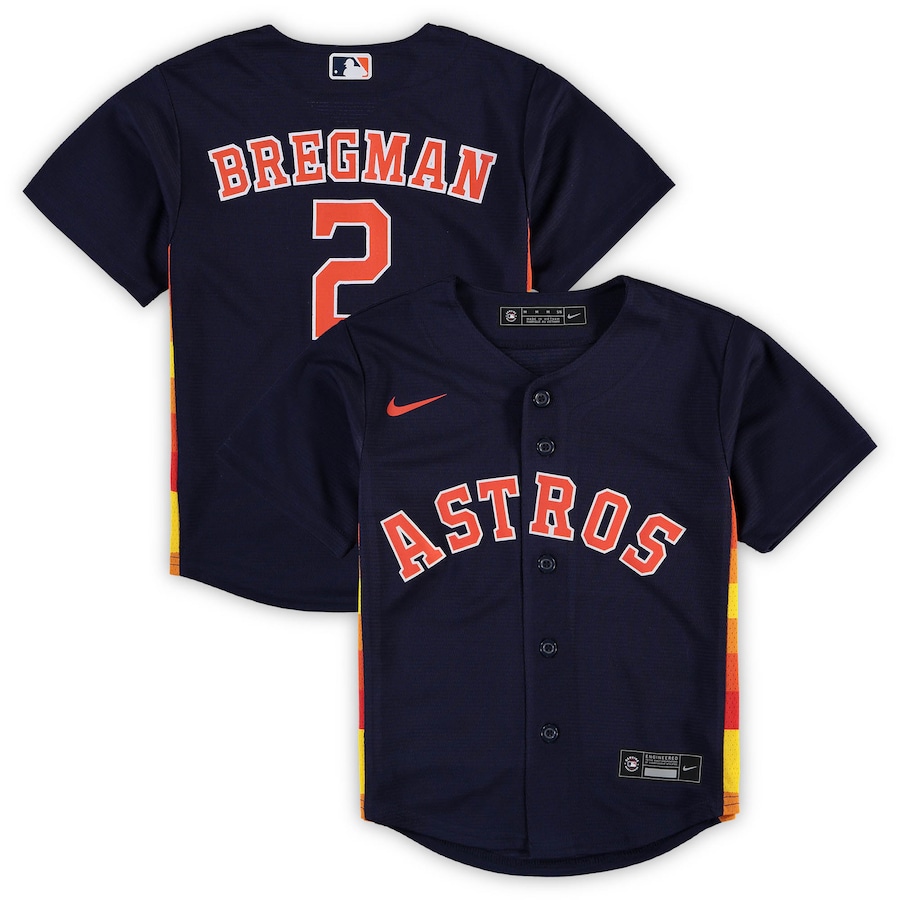 Alex Bregman Houston Astros Nike Preschool Alternate Replica Player Jersey - Navy