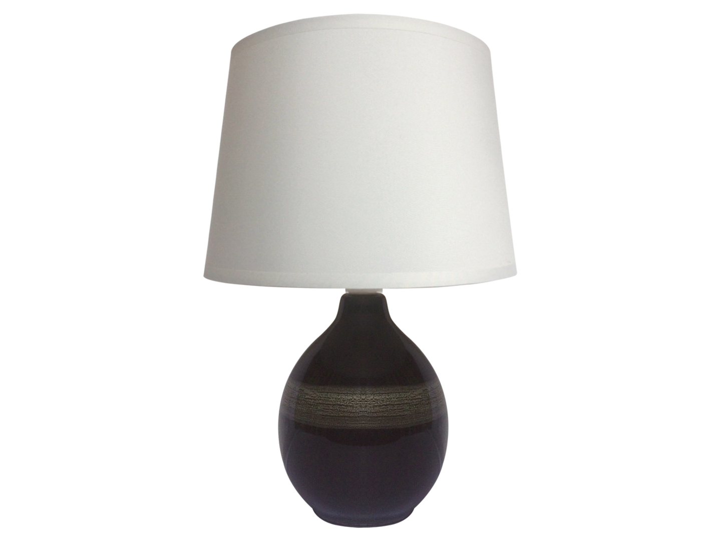 Lampa stołowa Roma ceramiczna beżowo-czarna
