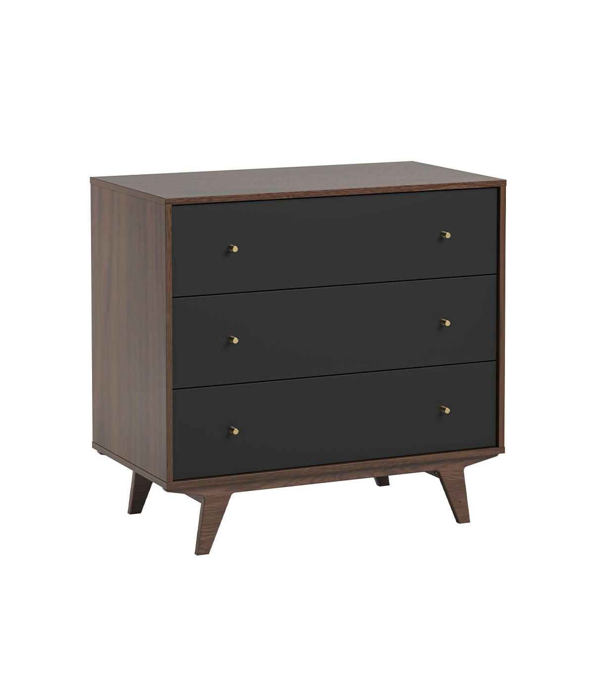 MID - Commode 3 tiroirs - L90 cm