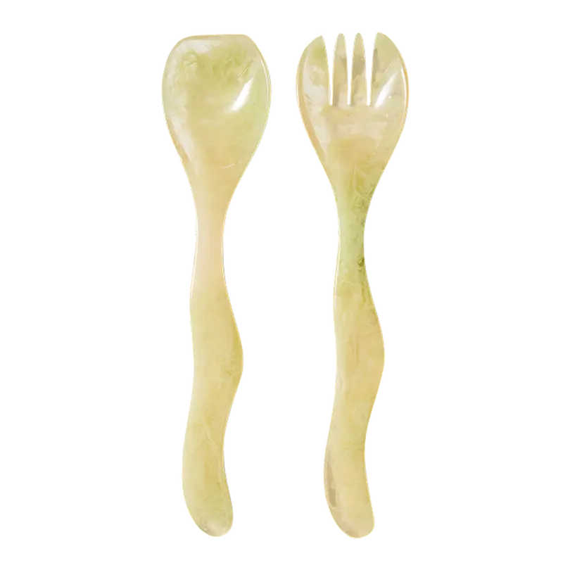 Salatbesteck 2er-Set Sculptural